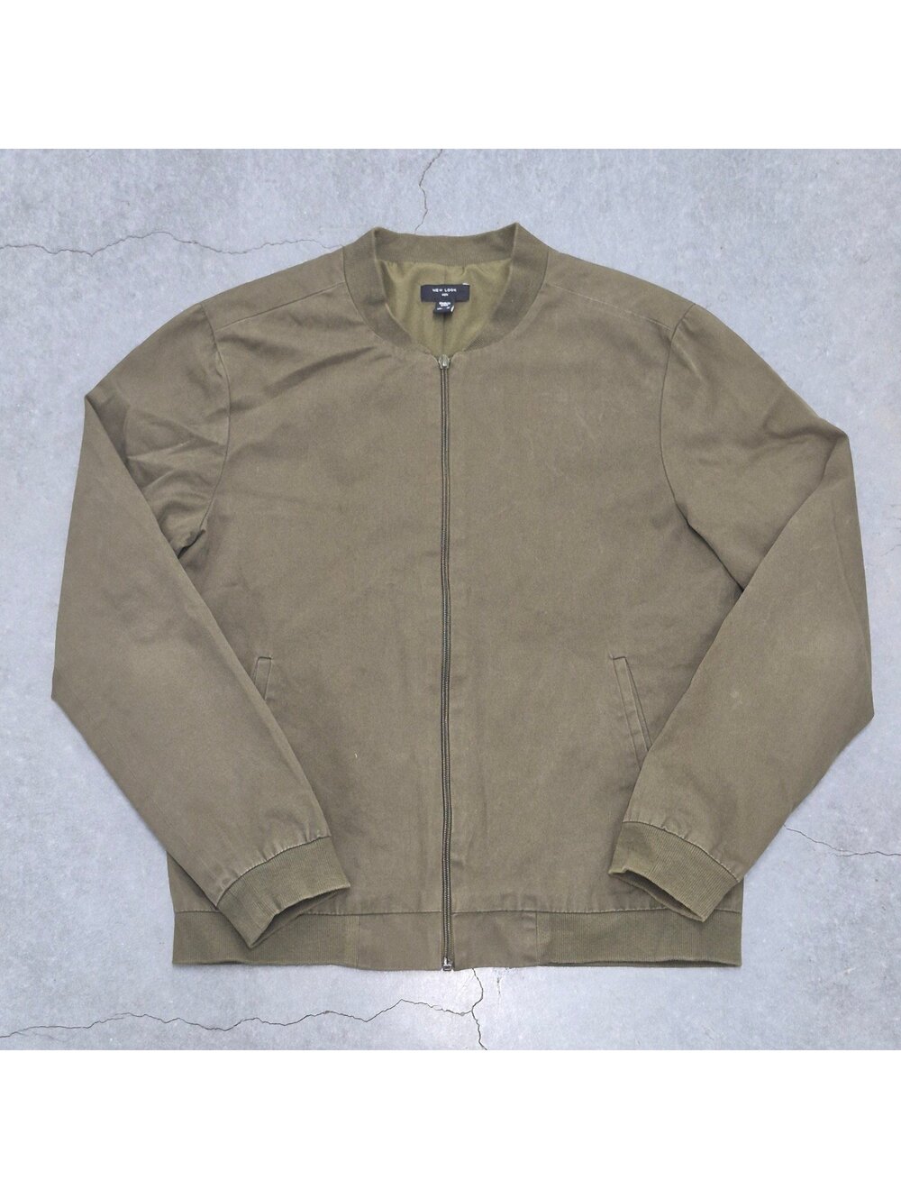 New Look Men Full Zip Bomber Jacket